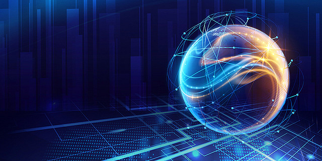 金融科技未來科技網(wǎng)絡(luò)科技藍(lán)色科技感科技地.